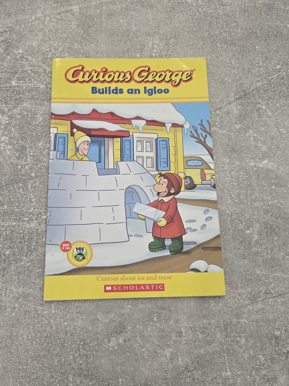 Curious George Builds an Igloo Children's Paperback Book Scholastic